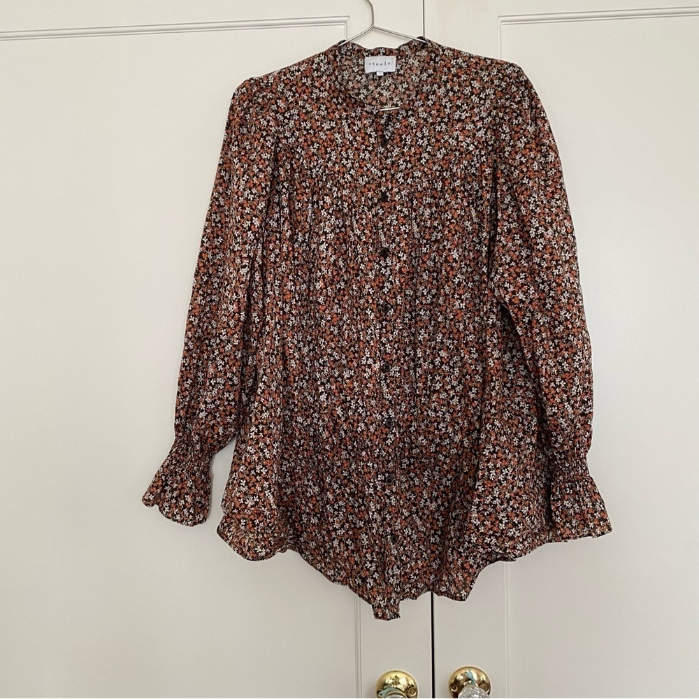 Steele floral long sleeve top - Picture 4 of 9